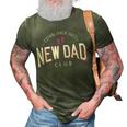 New Dad Club Established 2023 Girl Father Pink Gender Color Gift For Mens 3D Print Casual Tshirt Army Green