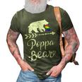 Poppa Bear Lgbt Lgbtq Rainbow Pride Gay Lesbian 3D Print Casual Tshirt Army Green