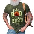 Proud Dad Of A Basketball Senior 2023 Funny Basketball Dad 3D Print Casual Tshirt Army Green