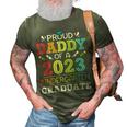Proud Daddy Of A 2023 Kindergarten Graduate Son Daughter Dad 3D Print Casual Tshirt Army Green