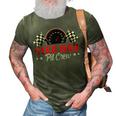 Race Car Birthday Party Racing Family Step Dad Pit Crew 3D Print Casual Tshirt Army Green