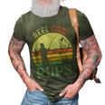 Reel Cool Pops Fishing Dad Gifts Fathers Day Fisherman 3D Print Casual Tshirt Army Green