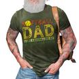 Retro Softball Dad Like A Baseball Dad But With Bigger Balls Gift For Mens 3D Print Casual Tshirt Army Green