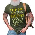 Stepdad Of The Bee Day Girl Family Matching Birthday 3D Print Casual Tshirt Army Green