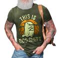 This Is Boo Sheet Funny Ghost Costume Women Men Halloween  3D Print Casual Tshirt Army Green
