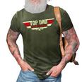Top Dad Best Dad Ever Funny Father 80S Fathers Day Gift 3D Print Casual Tshirt Army Green