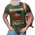 Veterans Against Trump Anti Trump Military Gifts 3D Print Casual Tshirt Army Green