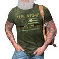 Vintage Afghanistan Veteran Us Army Military 3D Print Casual Tshirt Army Green