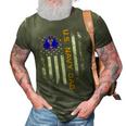 Vintage Usa American Flag Us Navy Proud Dad Veteran Military 3D Print Casual Tshirt Army Green
