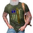 Vintage Usa Flag Us Navy Proud Boyfriend Veteran Military 3D Print Casual Tshirt Army Green