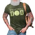 Volleyball Dad Volleyball Gift For Father Volleyball Gift For Mens 3D Print Casual Tshirt Army Green