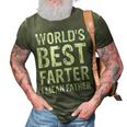 Worlds Best Farter I Mean Father Graphic Novelty 3D Print Casual Tshirt Army Green