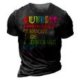 Autism Awareness Support Care Acceptance Ally Dad Mom Kids 3D Print Casual Tshirt Vintage Black