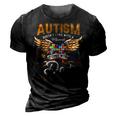 Autism Dad Doesnt Come With A Manual Autism Awarenes 3D Print Casual Tshirt Vintage Black