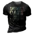 Awesome Dads Have Tattoos & Beards Bearded Dad Fathers Day Gift For Mens 3D Print Casual Tshirt Vintage Black