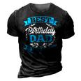 Best Birthday Dad Ever Party Father Daddy Papa Fathers Day 3D Print Casual Tshirt Vintage Black