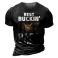 Best Buckin Papa Ever Deer Hunting Hunter Men Dad 3D Print Casual Tshirt Vintage Black