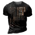 Best Buddy Ever Us American Flag Funny Grandpa Fathers Day Gift For Mens 3D Print Casual Tshirt Vintage Black
