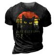 Best Cat Pappy Ever Bump Fit Fathers Day Gift Dad For Men 3D Print Casual Tshirt Vintage Black