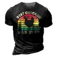 Best Chicken Dad Ever For Men Fathers Day 3D Print Casual Tshirt Vintage Black