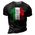 Best Dad Ever Italian Father Country Italy Flag Gift For Mens 3D Print Casual Tshirt Vintage Black