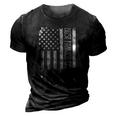 Best Farmer Dad Ever With Us American Flag Fathers Day 3D Print Casual Tshirt Vintage Black