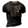 Best Gdaddy Ever Us American Flag Funny Grandpa Fathers Day Gift For Mens 3D Print Casual Tshirt Vintage Black