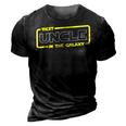 Best Uncle In The World | From Niece Nephew 3D Print Casual Tshirt Vintage Black