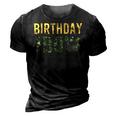 Birthday Boy Army Military Party Camouflage Lover Gift 3D Print Casual Tshirt Vintage Black