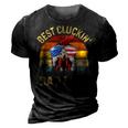 Chicken Dad Best Cluckin Dad Ever Proud Daddy Farmer Gift For Mens 3D Print Casual Tshirt Vintage Black
