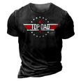 Christmas Birthday For Top Dad Birthday Gun Jet Fathers Day Gift For Mens 3D Print Casual Tshirt Vintage Black