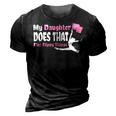 Color Guard Mom Dad My Daughter Does That Flag Flippy Thing 3D Print Casual Tshirt Vintage Black
