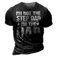 Cool Step Up Dad For Men Father Worlds Best Stepdad Ever 3D Print Casual Tshirt Vintage Black