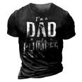 Dad And Plumber Nothing Scares Me Father Plumber Gift For Mens 3D Print Casual Tshirt Vintage Black