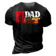 Dad The Man The Lineman The Legend Electrician 3D Print Casual Tshirt Vintage Black