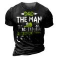 Dad The Man The Myth The Pickleball Legend 3D Print Casual Tshirt Vintage Black