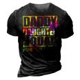 Daddy And Daughter Matching Father Daughter Squad 3D Print Casual Tshirt Vintage Black