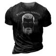 Dads With Beards Are Better Fathers Day T Gift For Dad Gift For Mens 3D Print Casual Tshirt Vintage Black
