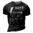 Fathers Day Best Grandpa By Par Funny Golf Gift Gift For Mens 3D Print Casual Tshirt Vintage Black