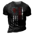 Fathers Day | All American Patriot Usa Dad | 4Th Of July 3D Print Casual Tshirt Vintage Black