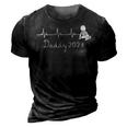 First Time Father Gifts For Men New Dad Expecting Daddy 2023 Gift For Mens 3D Print Casual Tshirt Vintage Black