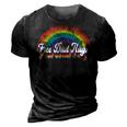 Free Dad Hugs Rainbow Flag Gay Lgbt Pride Month Daddy 3D Print Casual Tshirt Vintage Black