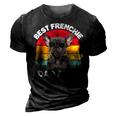 Frenchie Dad Funny French Bulldog Lover Owner Fathers Day Gift For Mens 3D Print Casual Tshirt Vintage Black