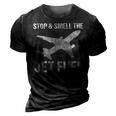 Funny Pilot Airline Mechanic Jet Engineer Gift 3D Print Casual Tshirt Vintage Black