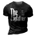 German Shepherd Dog Dad Dogfather Dogs Daddy Father 3D Print Casual Tshirt Vintage Black