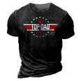 Gifts Christmas Top Dad Top Movie Gun Jet Fathers Day 3D Print Casual Tshirt Vintage Black