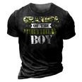 Grandpa Of The Birthday Boy Papa Camo Green Army Party Gift For Mens 3D Print Casual Tshirt Vintage Black