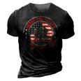 Honor The Fallen Thank The Living Us Flag Military Patriotic 3D Print Casual Tshirt Vintage Black