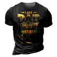 I Am Dad A Grandpa And A Vietnam Veteran Army Soldier Gift Gift For Mens 3D Print Casual Tshirt Vintage Black