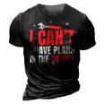 I Cant I Have Plans In The Garage Car Mechanic Gift Gift For Mens 3D Print Casual Tshirt Vintage Black
